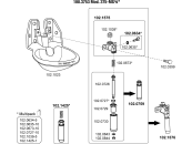 SUEVIA Tränkebecken Mod. 375-MS 3/4" Explo-Zeichnung 