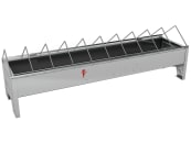 GALLUTEC Futtertrog 50 x 10 cm Metall, für Hühner, 71301 