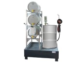 Fairox Schmierstoffstation 3x60+1x200l Pneum.Pumpe Auffangwanne DE120231 