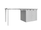 Biohort Gerätehaus HighLine H2 275 x 195 cm silver; metallic Geräteschuppen, Gartenhaus Metall 