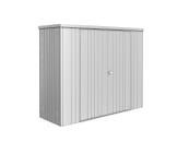 Biohort Metallgeräteschrank Gr. 230 227 x 83 cm silber; metallic Gartenschrank 