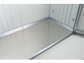 Biohort Aluminium Bodenplatte für Gerätehaus Avantgarde A8 243,5 x 323,5 cm silber 