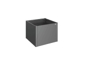 Biohort Metall Hochbeet Typ 1x1 nachtgrau; metallic verschiedene Ausführungen, Füllmenge 770 l 
