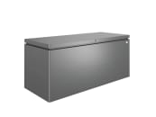 Biohort LoungeBox 200 200 x 84 cm nachtgrau; metallic Kissenbox, Auflagenbox, Aufgewahrungsbox Garten, Gartenbox 