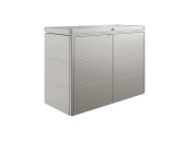 Biohort HighBoard 160 160 x 70 cm quarzgrau; metallic Fahrradbox, Mülltonnenbox, Gartenbox 