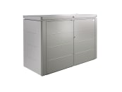 Biohort HighBoard 200 200 x 84 cm quarzgrau; metallic Fahrradbox, Mülltonnenbox, Gartenbox 