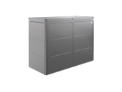 Biohort HighBoard 160 160 x 70 cm dunkelgrau; metallic Fahrradbox, Mülltonnenbox, Gartenbox 