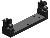 scharmüller Zwangslenkung "K50", Fendt grau, beidseitig, mit Niederhalter, für K80®-Anhängebock 00.144.81.2-A11, 00.521.153.0-A11 