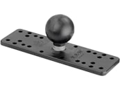 RAM® MOUNTS Universalplatte mit C-Kugel 38,1 mm/1,5" für elektronische Kleingeräte, Fishfinder, Plotter, Funkgeräte, RAM-111BU 