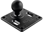 RAM® MOUNTS Basisplatte mit C-Kugel 38,1 mm/1,5", Lochbild VESA MIS-D (75 x 75 mm), eckig, RAM-2461U 