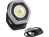 Herth + Buss LED-Akku-Arbeitsleuchte 350 – 1.400 lm, mit USB-Kabel, Magnethaftung, 99 910 166 