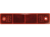 Hella® Rückstrahler rechteckig, rot, 180 x 40 x 6,5 mm, geschraubt; mit Bohrung; senkrecht, 8RA 002 023-001 