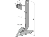 Industriehof® Hackscharstiel 348 x 30 x 10 mm, mit Schar 140 mm, für Steketee, 1.10.1095 