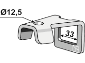 Industriehof® Zinkenhalter 32 x 12 mm, für Hatzenbichler Kultizinken, 101.901.06 