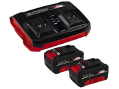 EINHELL Twincharger PXC Starter-Kit mit 2x 4 Ah Akkus & 1x Twincharger Ladegerät 