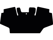 Fußmatte Gummi schwarz, für John Deere Traktor 6920 S, Bj. 02 – 07 