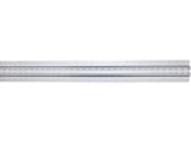 TRAILER POOL Airlineschiene aufgesetzt, halbrund, 1.956 x 95 x 12 mm, Aluminium, für Ladungssicherung PKW-Anhänger, LKW, Wohnmobil, 013 010 069 