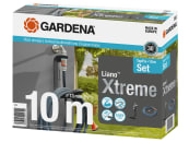 Gardena Textilschlauch Liano™ Xtreme 10 m Set mit Liano™ Schlauchaufbewahrung TapFix 10 m 1/2" 