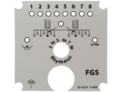 Aufkleber für Kverneland Accord Fahrgassenschaltung 8 s 