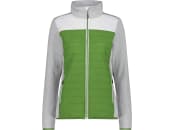 Fendt Hybridjacke für Damen grau; weiß; grün, mit Kragen, zwei Seitentaschen, Fendt-Logo, von CMP 