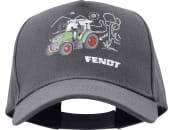 Fendt Cap für Kinder, grau mit Traktorlabel und Logo vorn, von CMP, X991022094000 