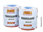 Impos 400 blau 2 Spulen &agrave; 5 kg Pressengarn f&uuml;r Hochdruckballen 