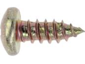 Fendt Blechschraube DIN 7981 4,8 x 13 mm, Stahl, verzinkt gelb, A3L, Linsensenkkopf, mit Spitze, X493812105000 