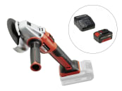 EINHELL Set - Professional Akku-Winkelschleifer AXXIO 18/125 Q inkl. 1x 4,0Ah PXC Akku & Ladegerät 