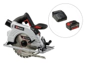 EINHELL Set - Professional Akku-Handkreissäge TP-CS 18/190 Li BL inkl. 1x 4,0Ah Akku & Ladegeräte 