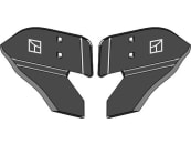 Industriehof® Winkelmesser links/rechts 120 mm, für Hackgerät Einböck, Stiel 35 x 11 mm 