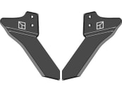 Industriehof® Winkelmesser links/rechts 200 mm, für Hackgerät Einböck Chopstar, Rollstar, Stiel 35 x 11 mm 