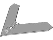 Industriehof® Hackschar, Arbeitsbreite 240 mm, für Hacktechnik Schmotzer, 1.10.1248 