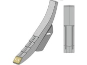 Industriehof® Scharspitze "eXtreme® CARBIDE LINE", 450 x 75 x 20 mm, Hartmetall, für Tiefenlockerer Gaspardo, Maschio 