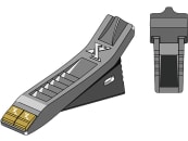 Industriehof® Scharspitze "eXtreme® Carbide Line" 367 x 72 mm, Abstand 36,5 mm, hartmetallbeschichtet, für Tiefenlockerer Alpego, 101.EXT-1135 