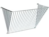 KERBL Heuraufe 67,5 x 41 x 45,5 cm Metall verzinkt, Wandmontage, für Ponys, Schweine, Ziegen, Schafe, Alpakas, 3227 