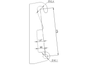 Düvelsdorf Anschweißplatte für Teleskoplader Dieci Agri Pivot T40 – T70, 2 St. 5110420 