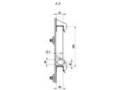 Düvelsdorf Anschraubplatte D-Lock; D-Lock S; Schäffer Platte, 2 St., 5120035 