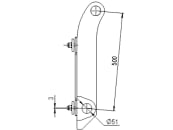 Düvelsdorf Anschraubplatte D-Lock für Radlader Schaeff SKL 833 – 871, 2 St., 5120230 