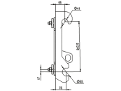 Düvelsdorf Anschraubplatte D-Lock; D-Lock S für Hoflader Thaler, 2 St., 5120270 