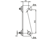 Düvelsdorf Anschraubplatte D-Lock für Radlader Zettelmeyer ZL502 – 602B, 2 St., 5120330 