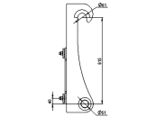 Düvelsdorf Anschraubplatte D-Lock für Radlader Zettelmeyer AL 802Si, 2 St., 5120335 