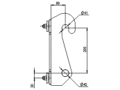 Düvelsdorf Anschraubplatte D-Lock für Radlader Kramer 312 – 950, 2 St., 5120340 