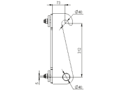 Düvelsdorf Anschraubplatte D-Lock für Radlader Liebherr 507 – 509 Z-Kinematik, 2 St., 5120350 