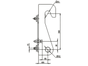 Düvelsdorf Anschraubplatte D-Lock für Radlader Liebherr L506, 2 St., 5120355 