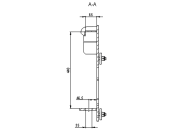 Düvelsdorf Anschraubplatte D-Lock; D-Lock S; Striegel Platte, 2 St., 5120360 