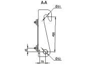 Düvelsdorf Anschraubplatte D-Lock für Teleskoplader Kramer, 2 St., 5120390 