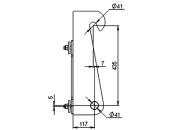 Düvelsdorf Anschraubplatte D-Lock für Hoflader Weidemann, 2 St., 5120430 