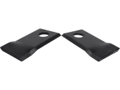 Fendt Kreiselmäherklinge "D", 106 x 48 x 4 mm, links/rechts, gedreht für Fendt, Fella, Massey Ferguson 