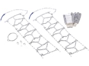 Agria Schneeketten für Reifengröße 3.50-6 und 13x5.00-6, 1 Paar, 0490 981 