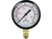 Manometer 0 bis 6 bar Trocken, Anschluss 1/4" AG unten, Ø außen 63 mm 